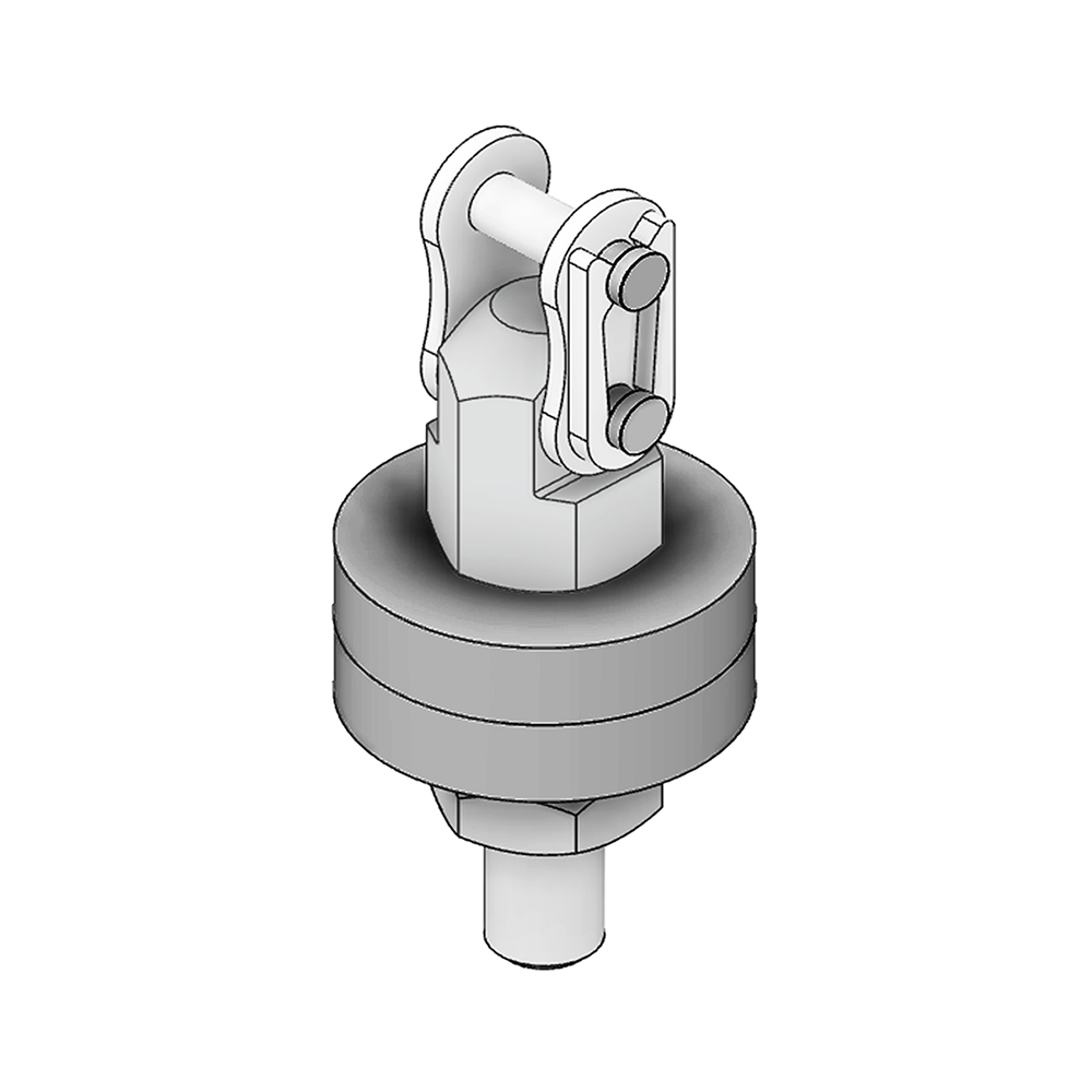 56-020-1 MODULAR SOLUTIONS DOOR PART<BR>COUNTERWEIGHT ANSI 25 CHAIN CLAMP KIT